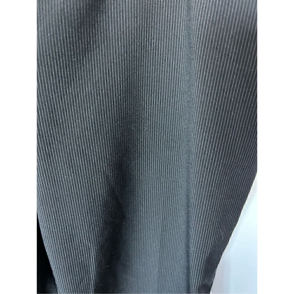 Express editors black stripped pants size 4R - Picture 2 of 6